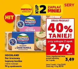 Kaufland Ser kremowy topiony kostka różne rodzaje 90g Hochland oferta