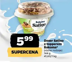 Netto Deser Satino z topperem Bakoma oferta