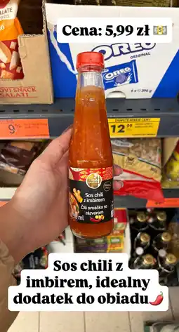 Biedronka Sos chili z imbirem 250ml Asia Flavours oferta