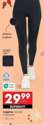 Legginsy damskie ocieplane