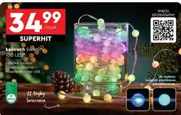 Biedronka Łańcuch świetlny 100 LED oferta