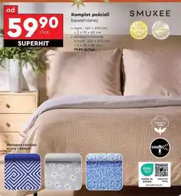 Biedronka Komplet pościeli bawełnianej oferta