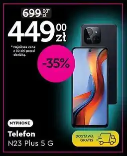 Biedronka Telefon N23 Plus 5 G oferta