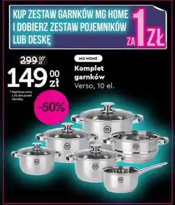 Biedronka Komplet garnków Verso, 10 el oferta