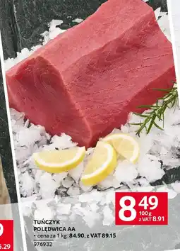 Selgros Tuńczyk polędwica aa oferta