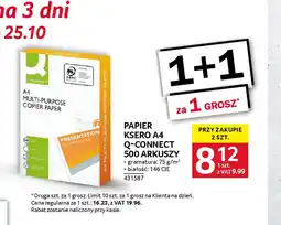 Selgros Papier ksero a4 q-connect oferta