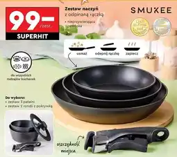 Biedronka Komplet rondli 18 cm + 20 Smukee oferta