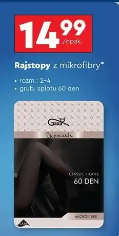 Biedronka Rajstopy damskie 60 den Gatta oferta