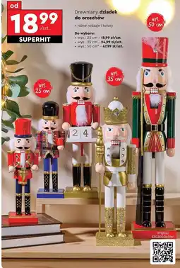 Biedronka Dziadek do orzechów 50 cm oferta