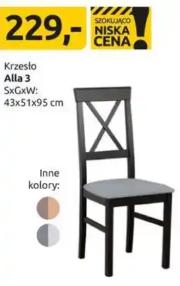 Black Red White Krzesło Alla 3 oferta