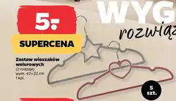 Netto Zestaw wieszaków welurowych oferta