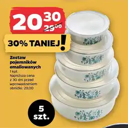 Netto Zestaw pojemników emaliowanych oferta