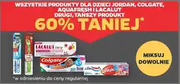 Netto Wszystkie produkty dla dzieci jordan, colgate, aquafresh i lacalut oferta