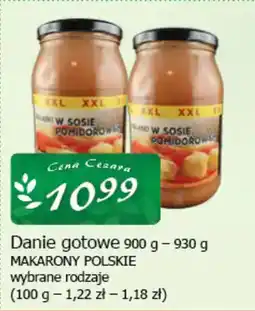 Cezar Delikatesy Danie gotowe makarony polskie oferta