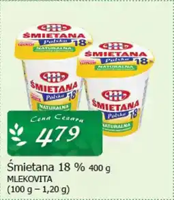 Cezar Delikatesy Śmietana 18 % mlekovita oferta