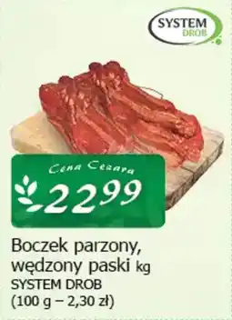 Cezar Delikatesy Boczek parzony, wędzony paski oferta