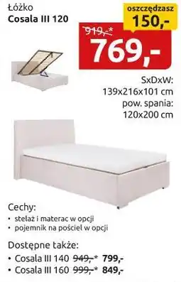 Black Red White łóżko Cosala III 120 oferta