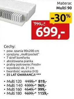 Black Red White Materac Multi 90 oferta