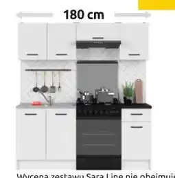 Black Red White zestaw kuchenny Sara Line 180 oferta