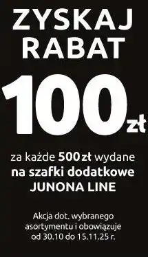 Black Red White Zyskaj rabat 100 za każdew 500zł na szafki Junona Line oferta