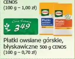 Cezar Delikatesy Płatki owsiane górskie, błyskawiczne cenos oferta