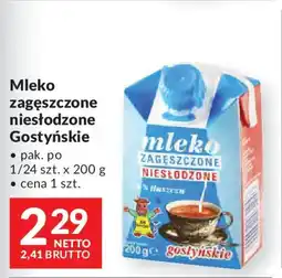 Makro Mleko zagęszczone niesłodzone Gostyńskie oferta