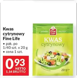Makro Kwas cytrynowy Fine Life oferta