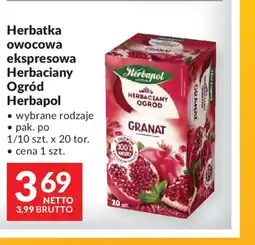 Makro Herbatka owocowa ekspresowa Herbaciany Ogród Herbapol oferta