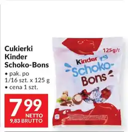 Makro Cukierki Kinder Schoko-Bons oferta