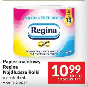 Makro Papier toaletowy Regina Najdłuższe Rolki oferta