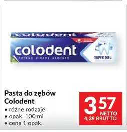 Makro Pasta do zębów Colodent oferta