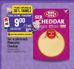 Polomarket Ser w plastrach Cheddar Mlekovita oferta