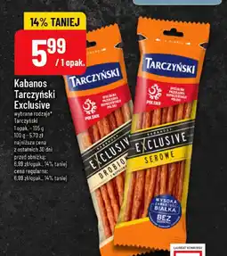 Polomarket Kabanosy Exclusive, wybrane rodzaje Tarczyński oferta