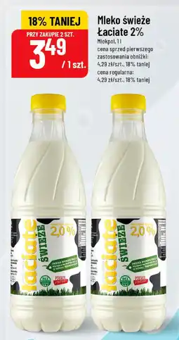 Polomarket Mleko świeże Łaciate 2% Mlekpol oferta