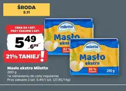 Netto Masło ekstra Miletto oferta