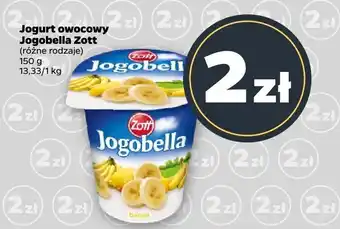 Jogurt owocowy Jogobella różne rodzaje Zott