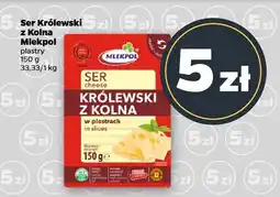 Netto Ser Królewski z Kolna plastry Mlekpol oferta
