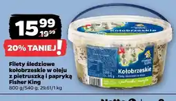 Netto Filety śledziowe kołobrzeskie w oleju z pietruszką i papryką Fisher Foods oferta