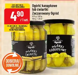 Polomarket Ogórki kanapkowe lub ćwiartki 670 g/900 g Zaczarowany Ogród oferta