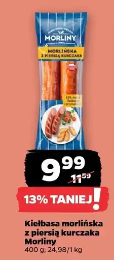 Netto Kiełbasa morlińska z piersią kurczaka Morliny oferta