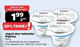 Netto Jogurt skyr naturalny Piątnica oferta