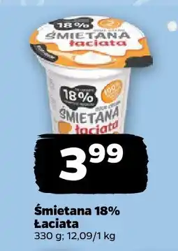 Netto Śmietana 18% Łaciata oferta