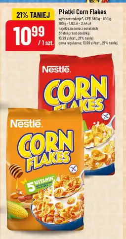 Polomarket Płatki Corn Flakes, wybrane rodzaje Nestle oferta