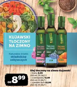 Netto Olej tłoczony na zimno lniany Kujawski oferta