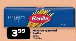 Netto Makaron spaghetti Barilla oferta
