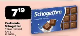 Netto Czekolada różne rodzaje Schogetten oferta
