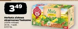 Netto Herbata ziołowa ekspresowa różne rodzaje Teekanne oferta