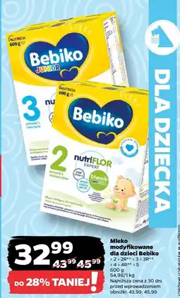 Netto Mleko modyfikowane dla dzieci 2 Bebiko oferta