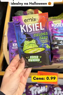 Kaufland Kisiel błyskawiczny Zielona Żaba smak kiwi-limonka emix oferta
