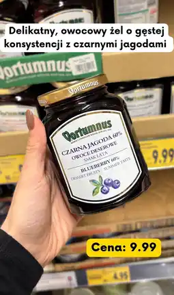 Kaufland Żel owocowy Czarna Jagoda 60% owoce deserowe smak lata Portunnus oferta